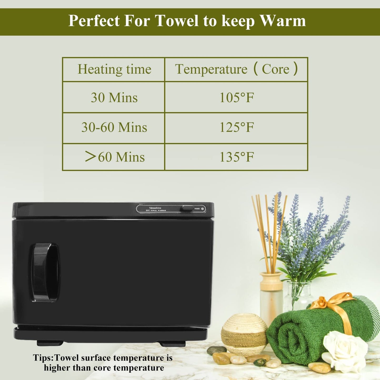 Towel Warmer, 8L Facial & Spa Towel Warmer Auto Reheat, Hot Towel Warmer Cabinet for Estheticians, Professional Towel Warmer for Salon, Spa, Massage