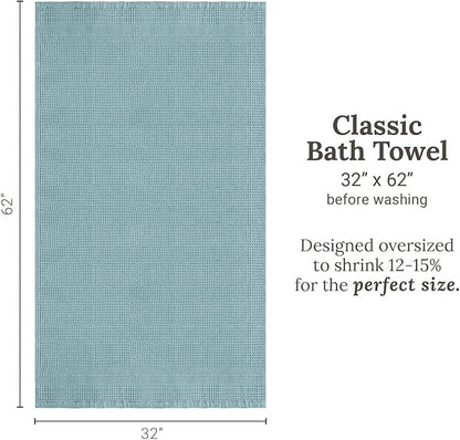 GILDEN TREE Waffle Towels for Bathroom, 100% Cotton Quick Dry Towel, Waffle