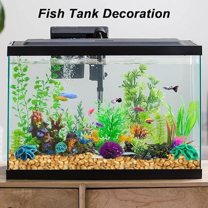 Fish Tank Rocks,Virekm River Rocks, Decorative Ornamental Pebbles Garden Landscaping Stones Gravel Filler for Home Decoration Flower Bed Fish Tank Plants Vases Succulents