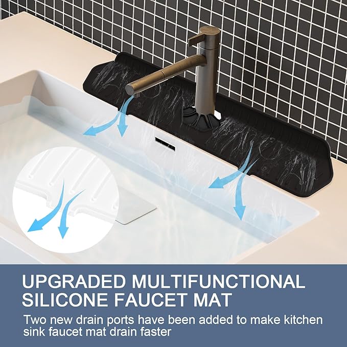 Faucet Guard - 90 Foldable Drain Mat