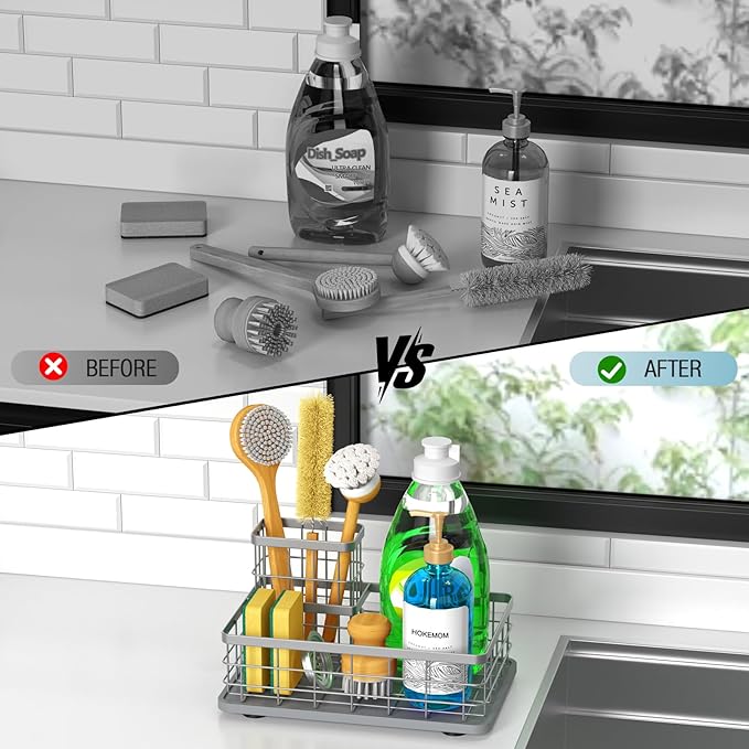 Kitchen Sink Caddy Organizer, Sponge Holder