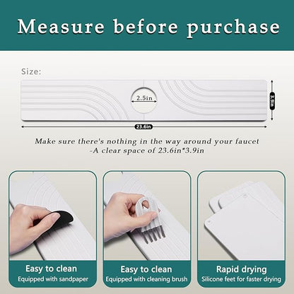 Kitchen Sink Diatomite Splash Guard