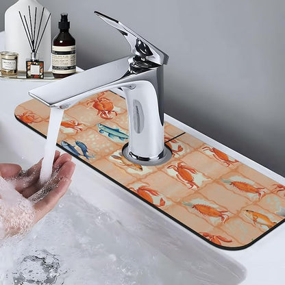 On The Cape Coastal Summer Kitchen sink faucet pad, strong water absorption