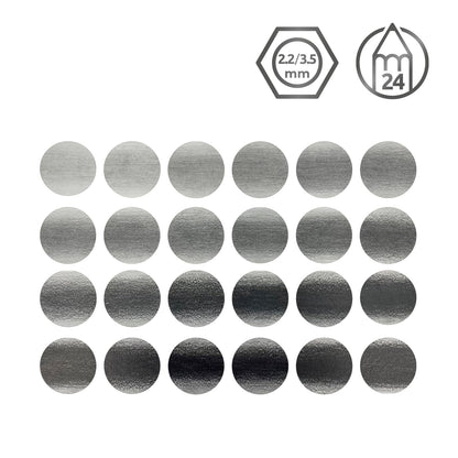 Derwent Graphic Pencils, Metal Tin, 24 Count (34202)