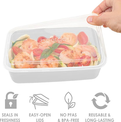 Bentgo 20-Piece Lightweight, Reusable BPA-Free 1-Compartment Containers