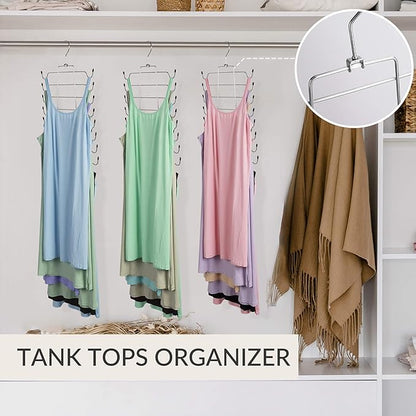 ZEDODIER 3 Pack Tank Top Hanger Space Saving, Bra Hangers