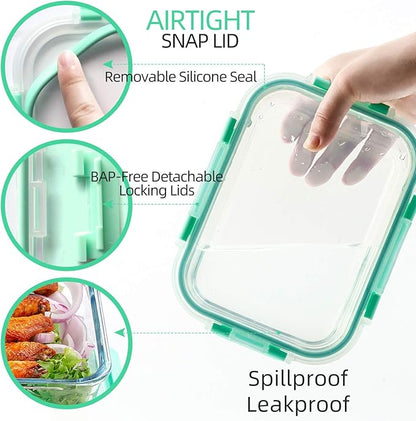 C CREST Glass Food Storage Containers