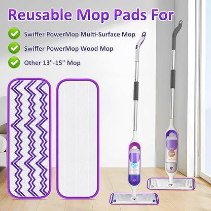 Reusable Mop Refills Pads for Swiffer PowerMop