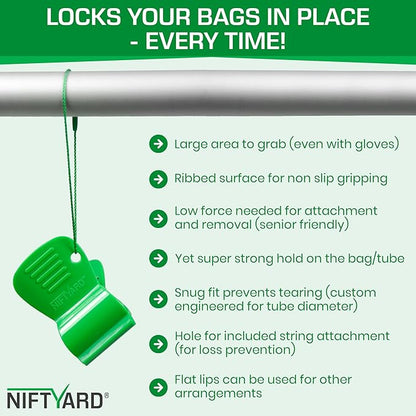 Adjustable & Foldable Leaf Bag Holder,
