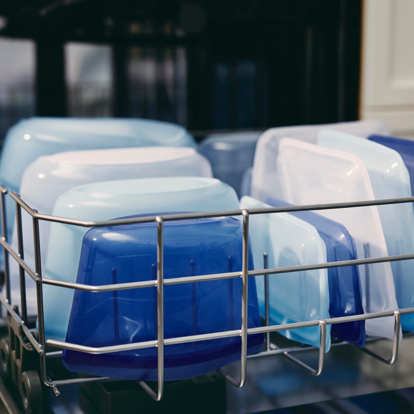Stasher Premium Silicone Reusable Food Storage Bowl, Clear, Microwave, Sous Vide, Dishwasher, Oven and Freezer Safe, BPA Free, Leak-free, Eco-friendly, 4-Cup Bowl