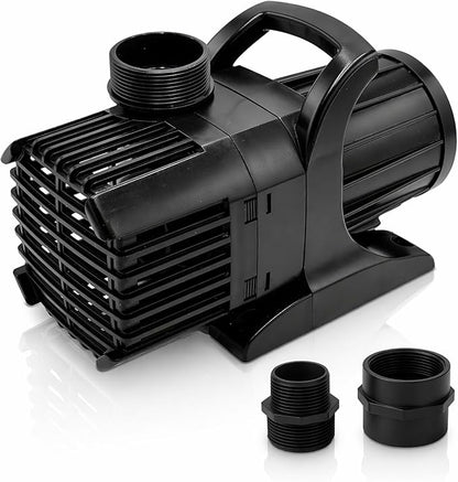HALF OFF PONDS Submersible Water Pump, 4,000 GPH Pond Pump with 33FT Power Cord and 21FT Max Head, 276W Ultra Quiet Energy Efficient Pump for Koi Pond, Fountain, Waterfall, Water Garden, Skimmer