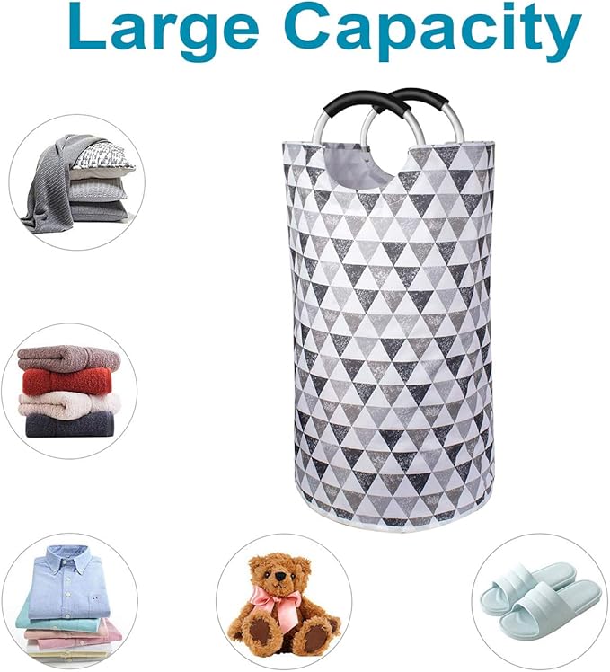 Dalykate Large Laundry Basket 82L Collapsible Oxford Fabric Laundry Hamper
