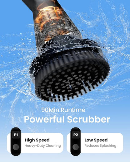 Leebein Electric Spin Scrubber, Cordless Cleaning Brush
