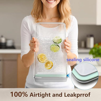 Large Pop Airtight Food Storage Containers Set