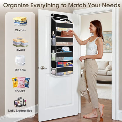 1 Pack Over The Door Organizer, Hanging Storage Organizer