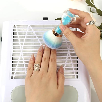 Nail Dust Brush for Acrylic Nails, Soft Brush Nail Art Dust Powder Remover