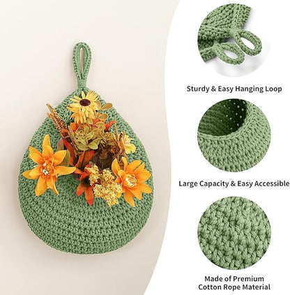 Boho Wall Hanging Fruit Baskets