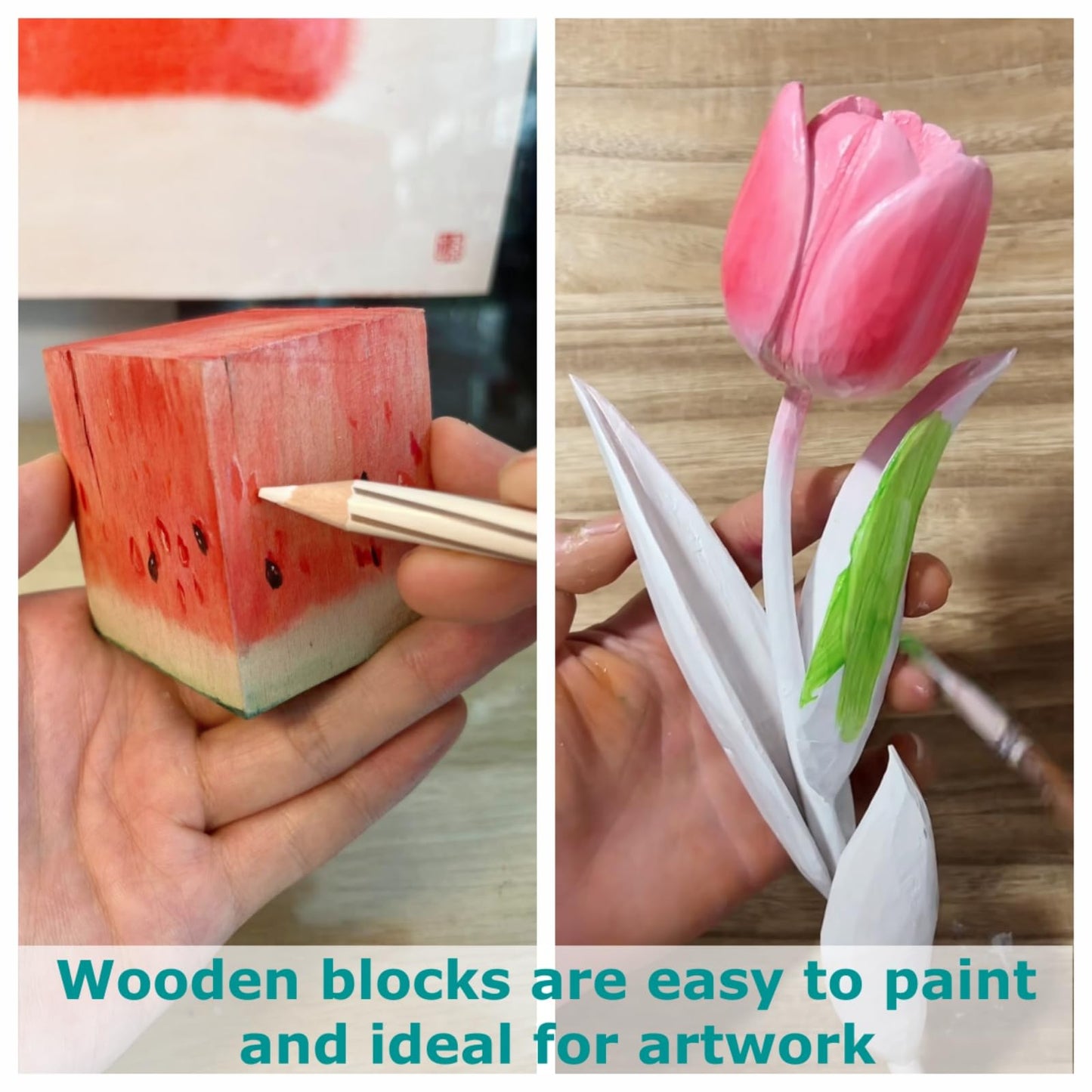 19PCS Basswood Carving Blocks，4 Different Sizes Whittling Wood Blocks，Soft Carving Basswood Kit for Crafts Beginners