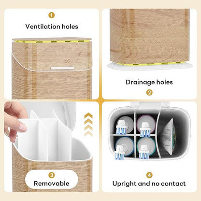 Toothbrush Holders with Cover