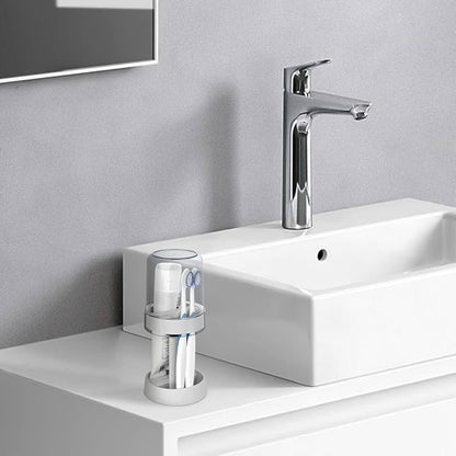 Covered Toothbrush Holder with Cup