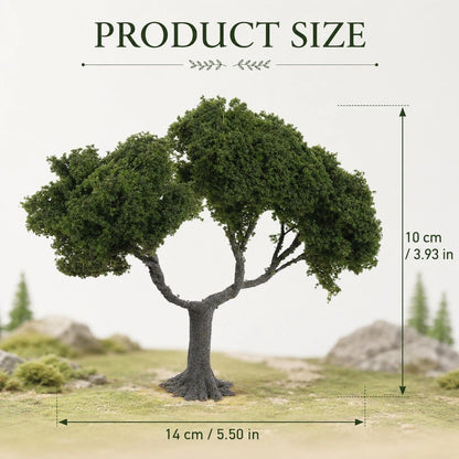 LOGOFUN Wire DIY Miniature Trees for Scenery Landscape and Railroad Sand Table Models Dollhouse Micro Landscape Decoration
