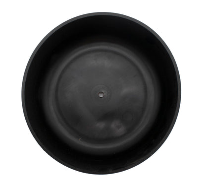 The HC Companies 8 Inch Round Plastic Succulent Capri Bowl 8"x8"x3" in Faux Concrete Color