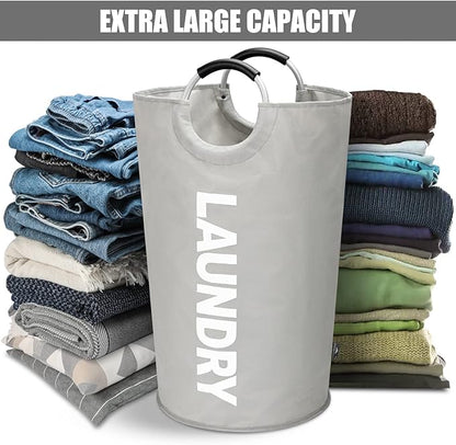 DOKEHOM 125L X-Large Collapsible Washing Laundry Basket Bag
