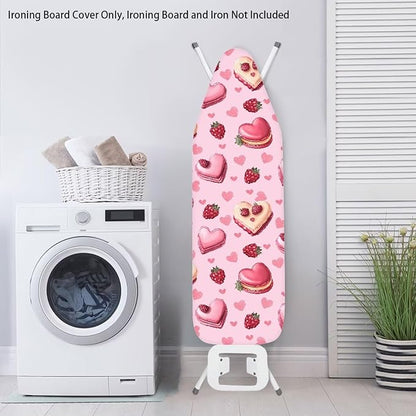 Heart Cake Ironing Board Cover Standard Size Strawberry Iron Board Cover