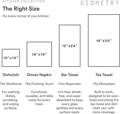 GEOMETRY Kitchen Tea Towels