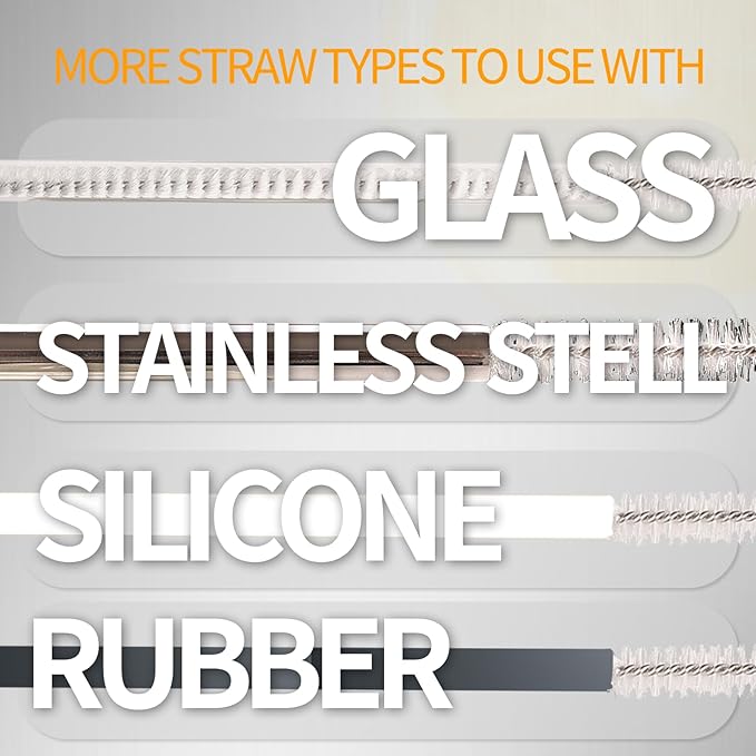 Heavy Duty Straw Cleaner Brush