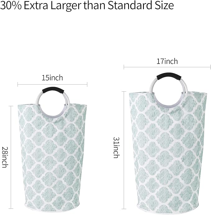 Dalykate Large Laundry Basket 82L Collapsible Oxford Fabric Laundry Hamper
