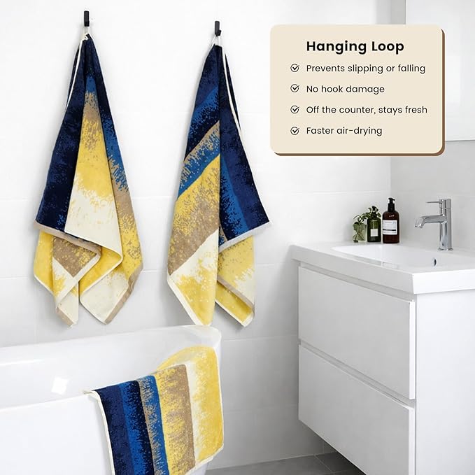 SEMAXE 4-Pack Luxury Bath Towels