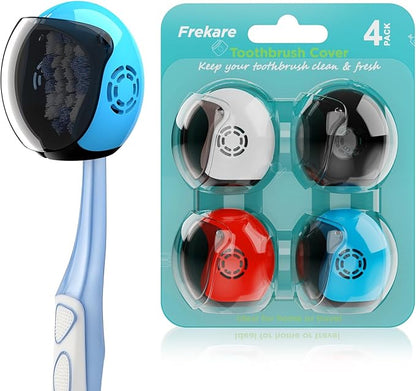 Helmet Toothbrush Covers Caps, Fits Most Manual and Electric Tooth Brushes