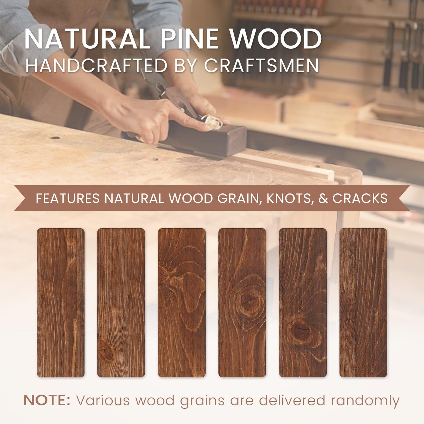 G GOOD GAIN Fireplace Mantel 54 inch - Handcrafted Rustic Solid Wood Mantel l Floating Mantle Shelves Decor for Wall, Bedroom, TV, Books, Livingroom.DarkWalnut
