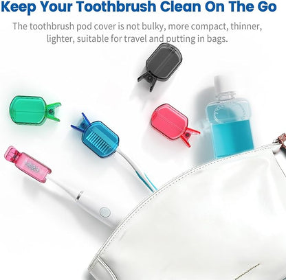 Toothbrush Covers Caps, Clip-On Toothbrush Protector