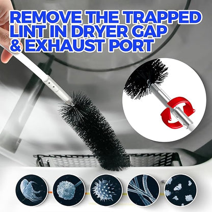 Holikme 30 Feet Dryer Vent Cleaner Kit, Flexible Lint Brush