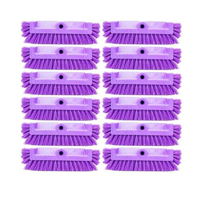 SPARTA Multi-Level Tile Scrub Brush 12" Wide Brush Head, Heavy-Duty Tile