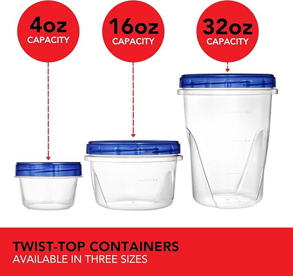 Stock Your Home 4oz Plastic Containers