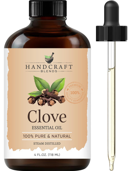 Handcraft Blends Lavender Essential Oil – Huge 4 Fl Oz – 100% Pure and Natural – Premium Grade Essential Oil for Diffuser and Aromatherapy, Skin, Massage, Candle and Soap Making Fragrance