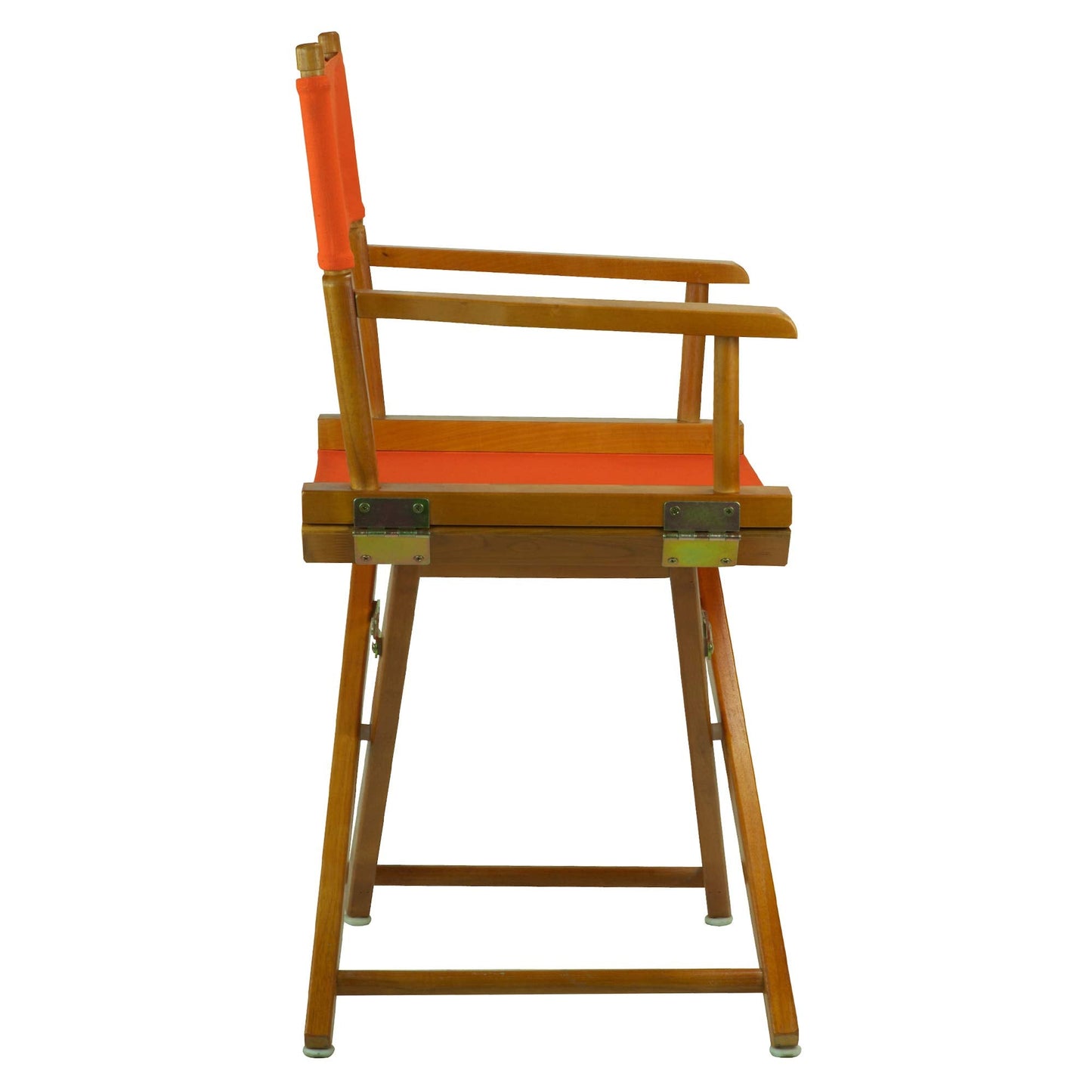 Casual Home 18" Director's Chair Honey Oak Frame with Tangerine Canvas