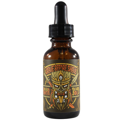 Grave Before Shave Beard Oil (Cigar Blend) 4 oz. Bottle
