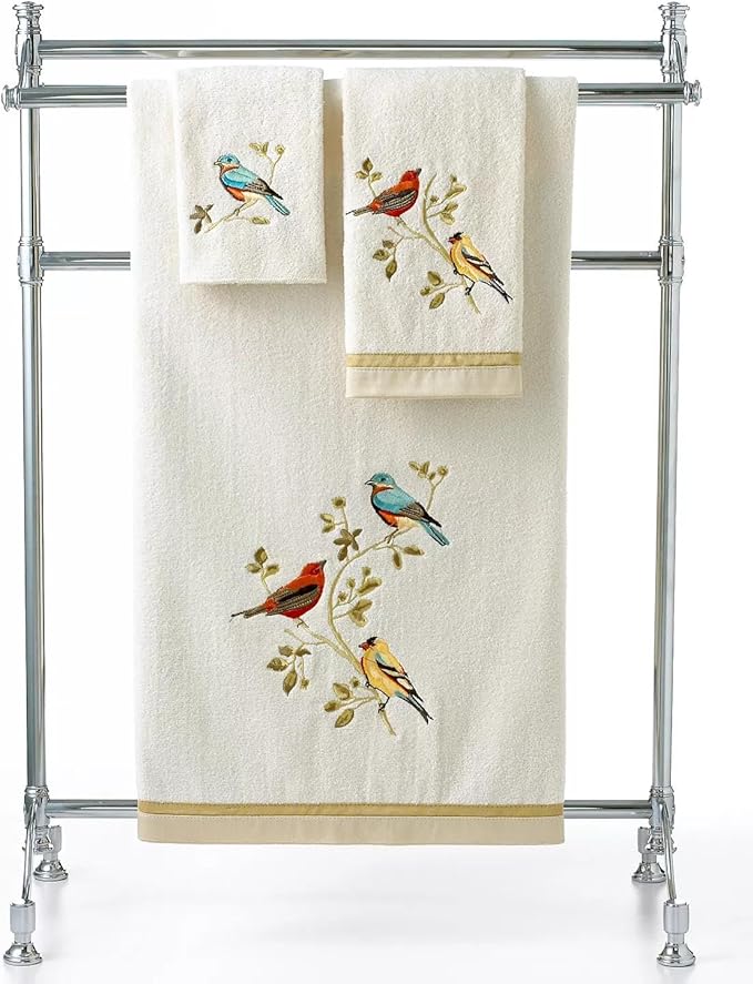 Avanti Linens - Fingertip Towel, Soft & Absorbent, Nature Isnpired Bathroom