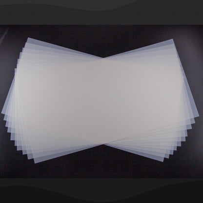 10PCS 10mil Blank Mylar Stencil Sheets,12X24 inch Milky Translucent PET Blank Stencils Sheets,Template Material for Cutting Machines, Laser Cutting, Food-Safe Craft Plastic