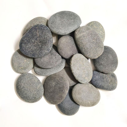 River Rocks for Painting 70 Pcs Smooth Painting Stones Set, 20 Large (2-3 Inch) & 50 Small (1.2-1.6 Inch) Flat Pebbles for Rock Painting, Arts & Crafts Supplies for Adults & Beginners