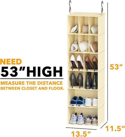 SpaceAid 2 Pack Hanging Closet Organizer and Storage