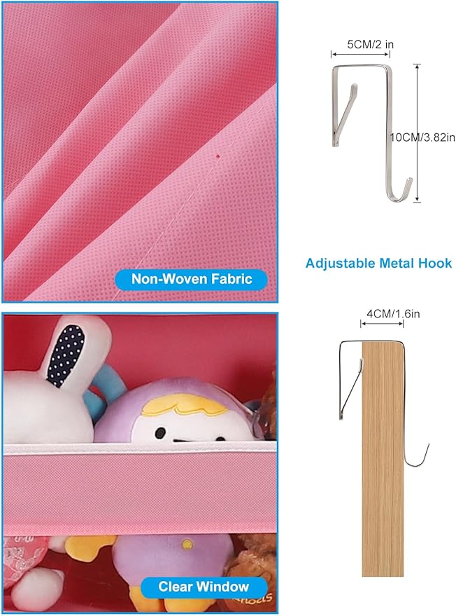 Over Door Hanging Organizer, No Tilt Baby Closet Organizer