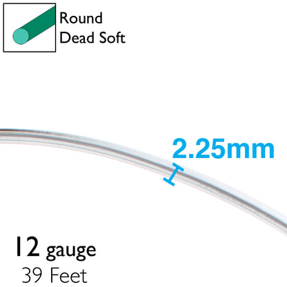 The Beadsmith Anodized Aluminum Wire – 12 Gauge – 39 feet – Silver Color – Bendable Craft Wire Used to Jewelry Making, Wire Wrapping, Sculpting, Floral, Modeling and Other DIY Arts & Crafts