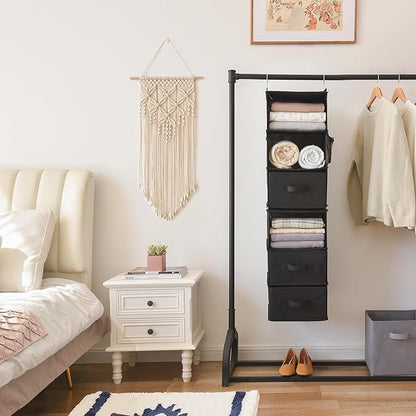 GRANNY SAYS 6-Shelf Hanging Closet Organizers and Storage, Separable to 2 Pack