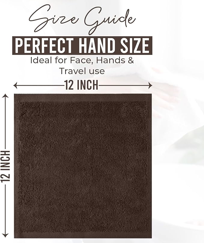 DAN RIVER 24 Pack Wash Cloths for Showering