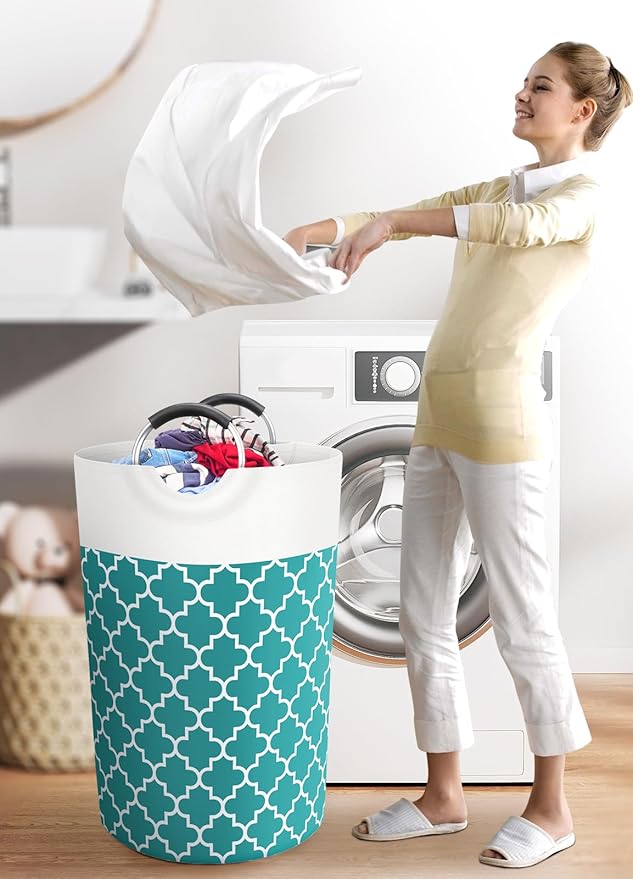 Large Laundry Basket Laundry Hamper Bag Washing Bin Clothes Bag Collapsible Tall